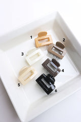 Rectangle Muted Claw Clip 1