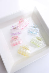 Rectangle Transy Claw Clip