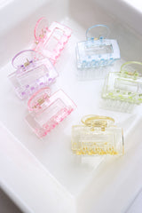 Rectangle Transy Claw Clip