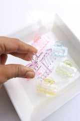 Rectangle Transy Claw Clip