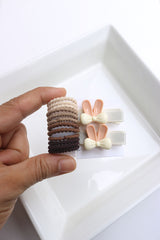 Muted Clip Bands Set