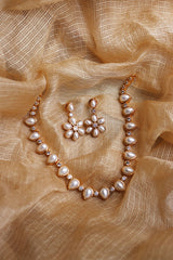 Pearl Tilak Close Neck Set