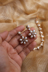 Pearl Tilak Close Neck Set