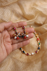 Multi Oval Close Neck Set