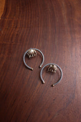 Haathi Two Tone Earrings