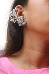 Two Tone Statement Bird Ear Cuff