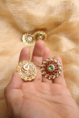 Kundan Jaali Studs