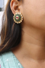 Kundan Jaali Studs