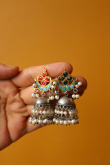 GS Fusion Chaand Small Jhumkas