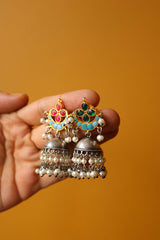 GS Fusion Chaand Small Jhumkas