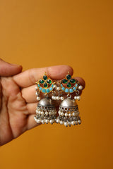 GS Fusion Chaand Small Jhumkas