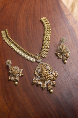 Lakshmi Peacock Short Coin Set