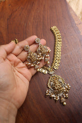 Lakshmi Peacock Short Coin Set