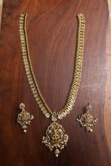 Lakshmi Peacock Long Coin Set