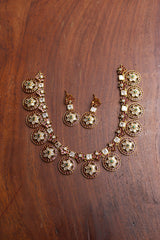 Ruby Flower Circles Short Set