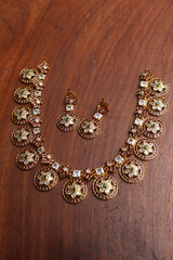 Ruby Flower Circles Short Set