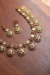Ruby Flower Circles Short Set