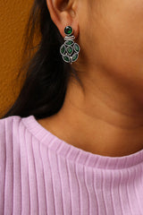 GS Stone Flower Earrings