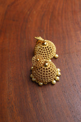 Dot Gopuram Jhumkas