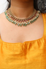 Jadau Antique Squares Necklace