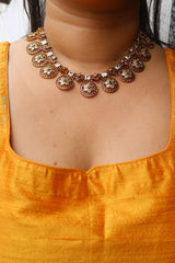 Ruby Flower Circles Short Set