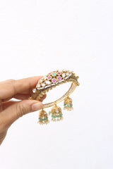 Jadau Jhumka Hanging Kada