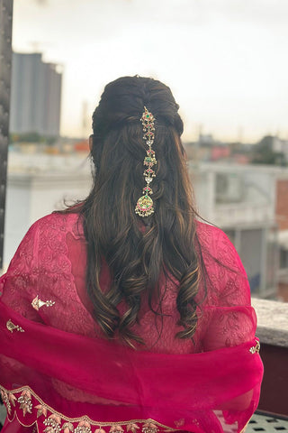 Jadau Haathi Choti (Hair Accessory)