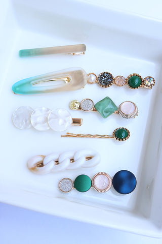 Set of 8 Ocean Clips