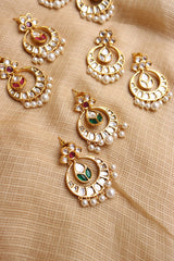 Small Kundan Flower Chaandbalis