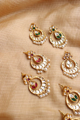 Small Kundan Flower Chaandbalis
