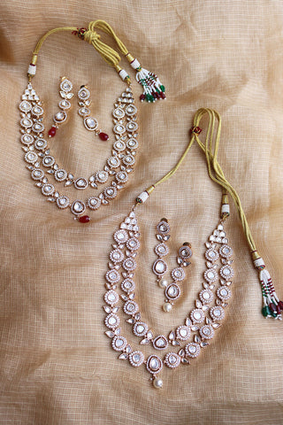 Two Layer Kundan Paisley Set