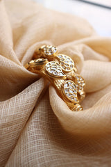 Paisley Kundan Elegant Set of 2 Kadas