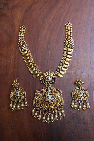Paisley Peacock pendant Set