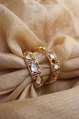 Polki Ruby Set of 2 Kadas