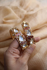 Polki Ruby Set of 2 Kadas