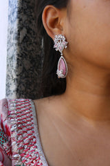 Light Pink AD Sparkle Earrings