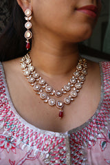 Two Layer Kundan Paisley Set