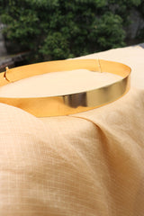 Plain Gold Waist Belt
