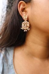 Fusion Flower Drop Earrings