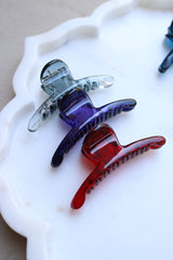 Set of 3 Crystal Claw Clips