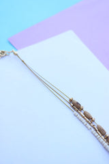 Bead Shell Pendant Necklace