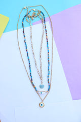 Evil Eye Shell set of 3 Chains