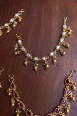Antique Ovals Ear Chain