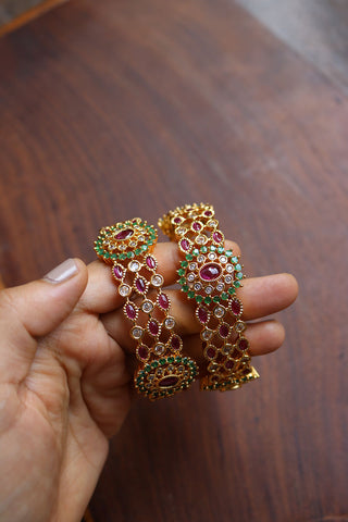 AD Oval Dot Kada Set of 2