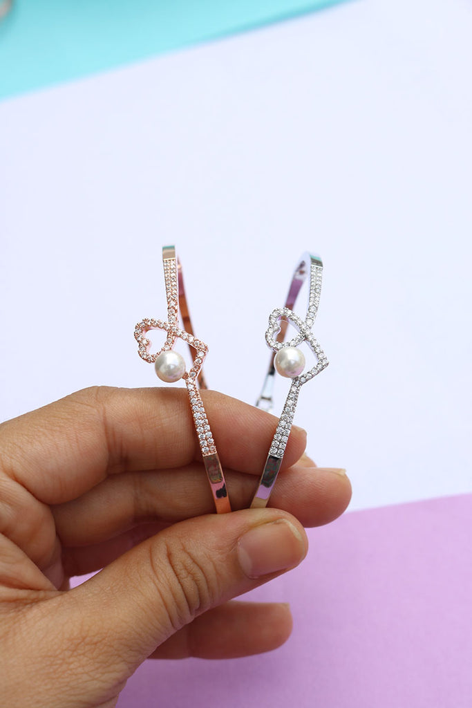 Pearl Bracelet - Grey Pearl and Swarovski Crystal - Wedding Gift -  Anniversary Gift - Charisma Pearl Bracelet by Blingvine