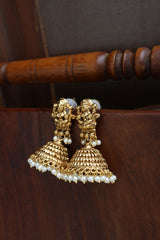 Lakshmi Pearl Hive Jhumkas