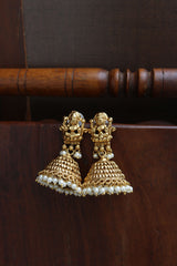 Lakshmi Pearl Hive Jhumkas