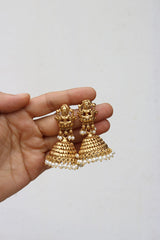 Lakshmi Pearl Hive Jhumkas