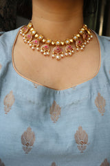 Kundan Enamel Set