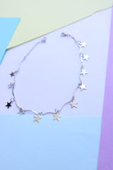 Silver Stars Anklet